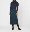 ANN MASHBURN MARINA SKIRT IN BLACKWATCH TARTAN