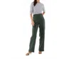 Ann Mashburn Maureen Pant In Safari Green In Green