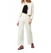 Ann Mashburn Meg Jacket In Natural Stretch Denim In Multi