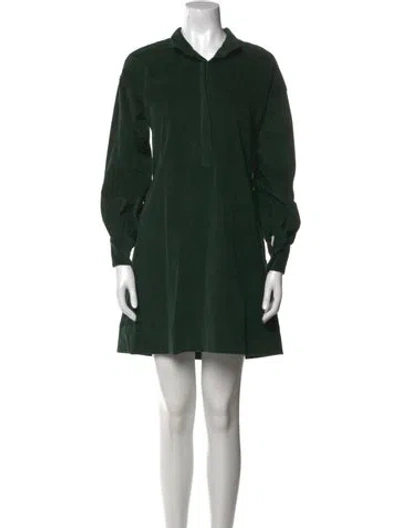 Pre-owned Ann Mashburn Mini Dress W/ Tags In Green