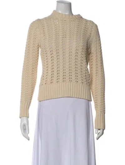 Pre-owned Ann Mashburn Mock Neck Sweater