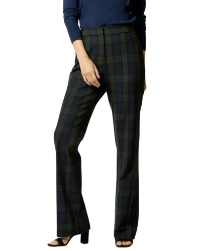 Ann Mashburn Norah Flare Pant In Blackwatch In Multi