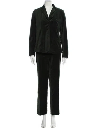 Pre-owned Ann Mashburn Pantsuit In Green