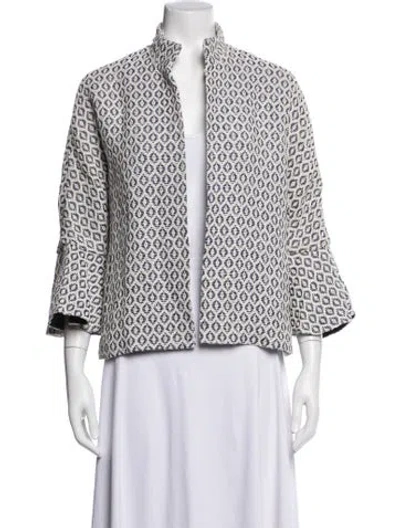Pre-owned Ann Mashburn Patterned Jacket In Multi