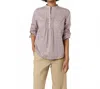 Ann Mashburn Robin Shirt In Berry/orange/green In Multi