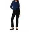 Ann Mashburn Rose Beaded Cardigan In Navy In Blue