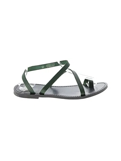 Pre-owned Ann Mashburn Sandals In Green