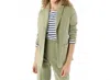 Ann Mashburn Sarah Patch Pocket Jacket In Sage In Green