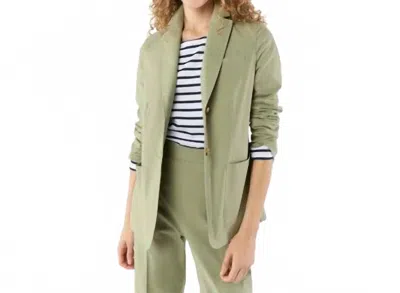 Ann Mashburn Sarah Patch Pocket Jacket In Sage In Green