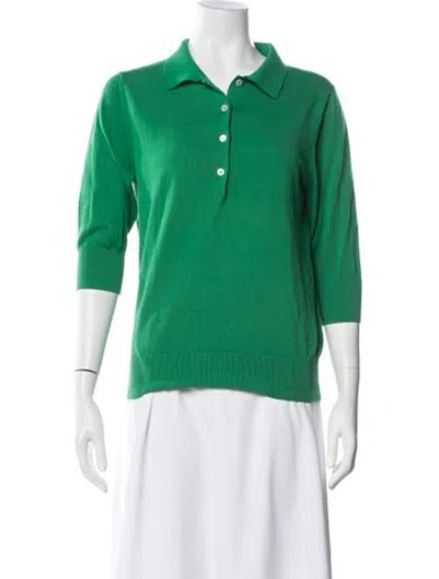 Pre-owned Ann Mashburn Sweater In Green