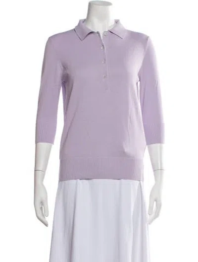 Pre-owned Ann Mashburn Sweater W/ Tags In Purple