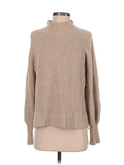 Pre-owned Ann Mashburn Turtleneck Sweater In Brown