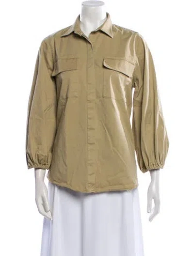 Pre-owned Ann Mashburn Utility Jacket In Neutral