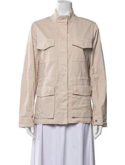 Pre-owned Ann Mashburn Utility Jacket In Neutrals