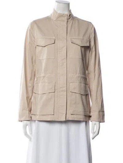 Pre-owned Ann Mashburn Utility Jacket W/ Tags In Neutrals