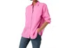Ann Mashburn Weekender Shirt In Pink Summer Club In Pink
