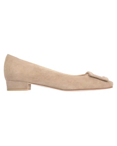 Ann Mashburn Women's Buckle Sandal In Camel In Brown