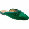 Ann Mashburn Joy Suede Mule In Multi