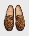 Ann Mashburn Women's Lug Sole Loafer In Savannah Leopard In Multi