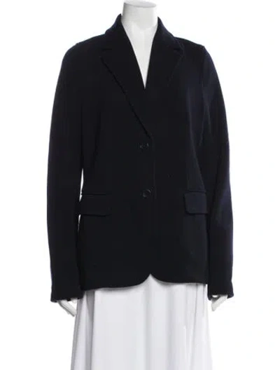 Pre-owned Ann Mashburn Wool Blazer In Multi