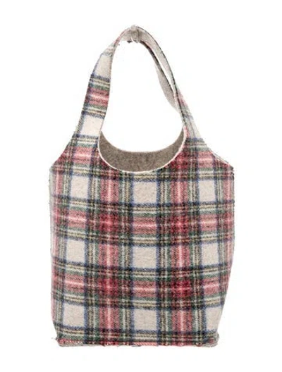 Pre-owned Ann Mashburn Wool Hobo In Multicolor