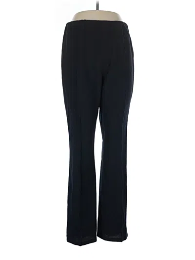 Pre-owned Ann Mashburn Wool Pants In Blue