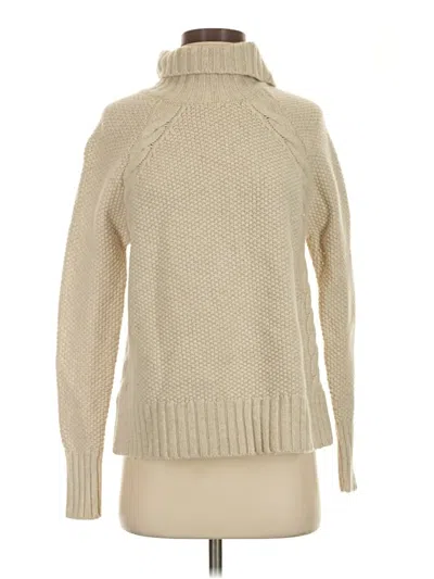 Pre-owned Ann Mashburn Wool Pullover Sweater In Tan