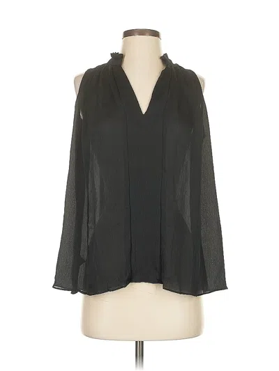 Pre-owned Ann Taylor 3/4 Sleeve Blouse In Black