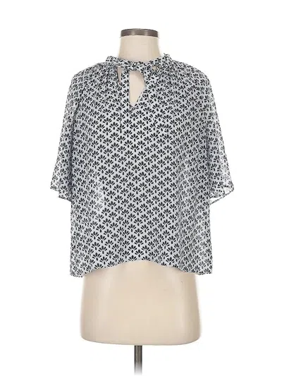 Pre-owned Ann Taylor 3/4 Sleeve Blouse In Black