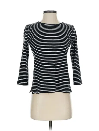 Pre-owned Ann Taylor 3/4 Sleeve T-shirt In Black