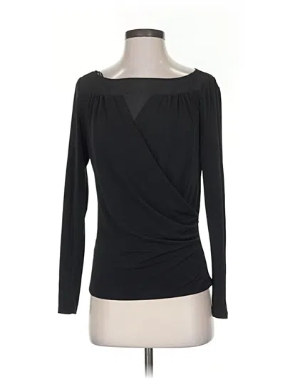 Pre-owned Ann Taylor 3/4 Sleeve T-shirt In Black