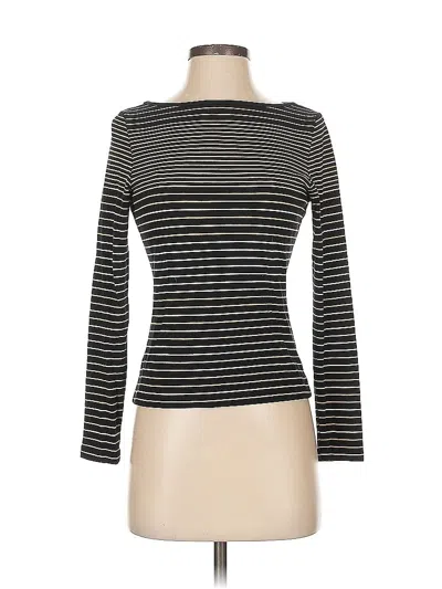 Pre-owned Ann Taylor 3/4 Sleeve T-shirt In Black