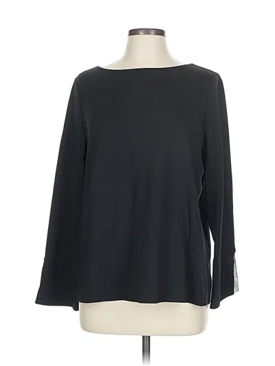 Pre-owned Ann Taylor 3/4 Sleeve T-shirt In Black