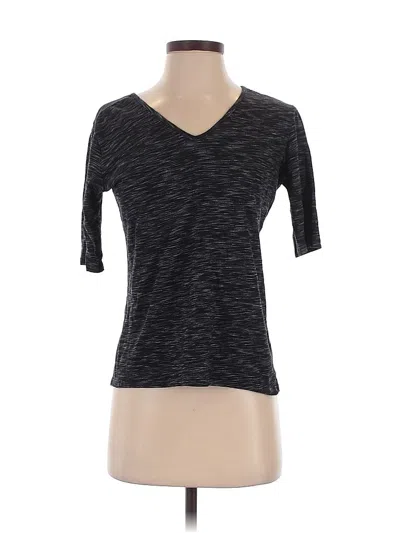 Pre-owned Ann Taylor 3/4 Sleeve T-shirt In Gray