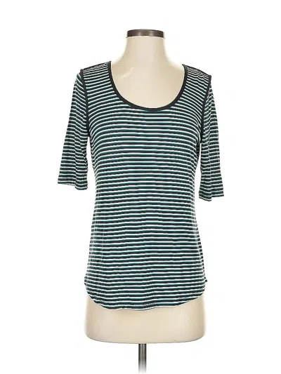 Pre-owned Ann Taylor 3/4 Sleeve T-shirt In Green