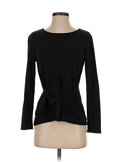 Pre-owned Ann Taylor 3/4 Sleeve T-shirt In Black