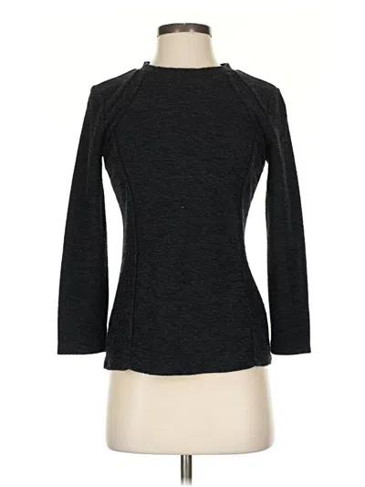 Pre-owned Ann Taylor 3/4 Sleeve T-shirt In Black