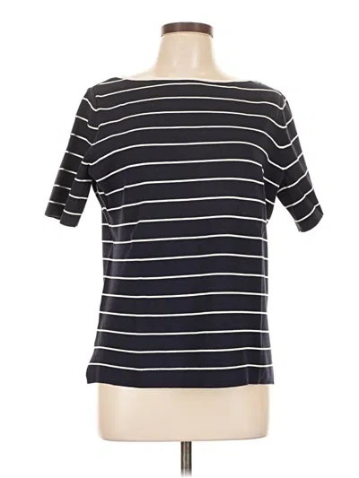 Pre-owned Ann Taylor 3/4 Sleeve T-shirt In Black