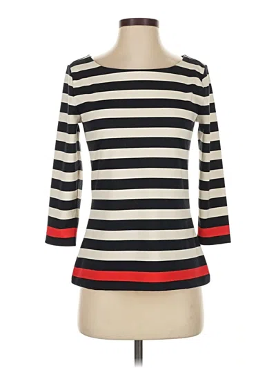 Pre-owned Ann Taylor 3/4 Sleeve T-shirt In White