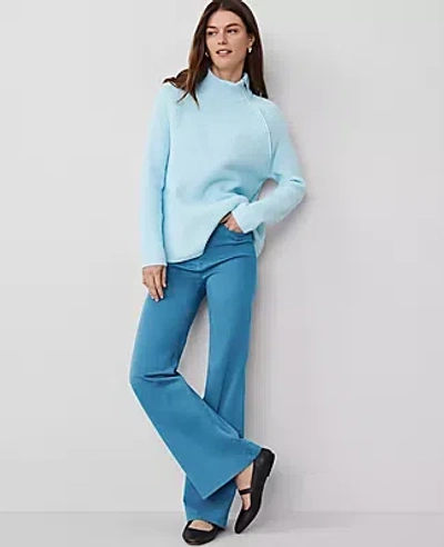 Ann Taylor Petite 5-pocket Trouser In Balmy Blue