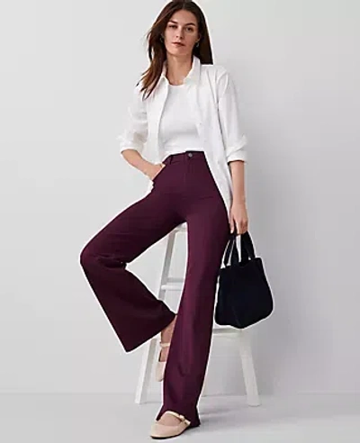 Ann Taylor 5-pocket Trouser In Plum Rose
