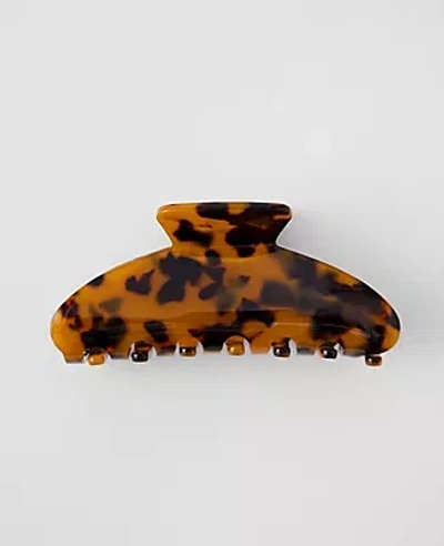 Ann Taylor Acetate Claw Clip In Brown