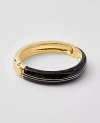Ann Taylor Acetate Hinged Cuff Bracelet In Goldtone