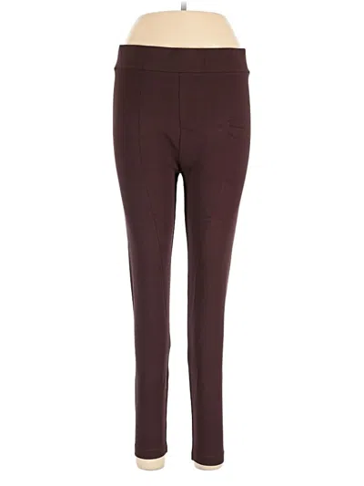 Ann Taylor Active Pants In Burgundy
