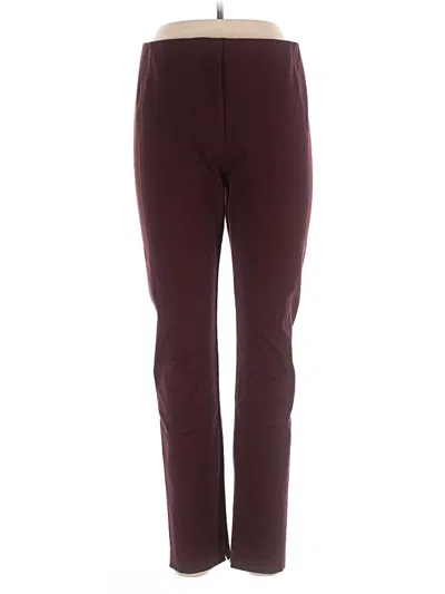 Pre-owned Ann Taylor Active Pants In Burgundy