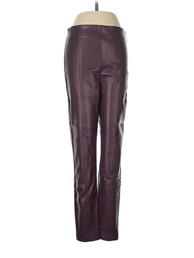 Ann Taylor Active Pants In Burgundy