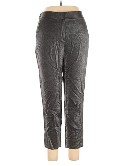Pre-owned Ann Taylor Active Pants In Silver