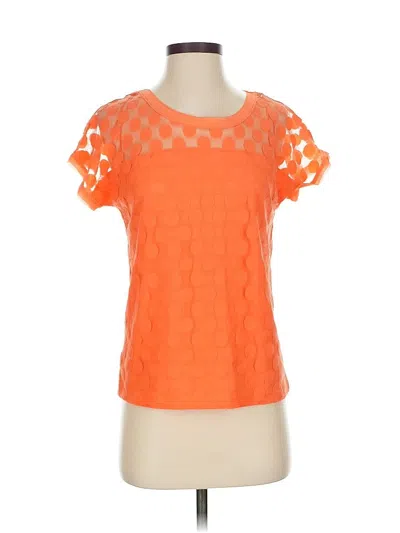 Pre-owned Ann Taylor Active T-shirt In Orange