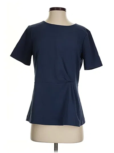 Pre-owned Ann Taylor Active T-shirt In Blue