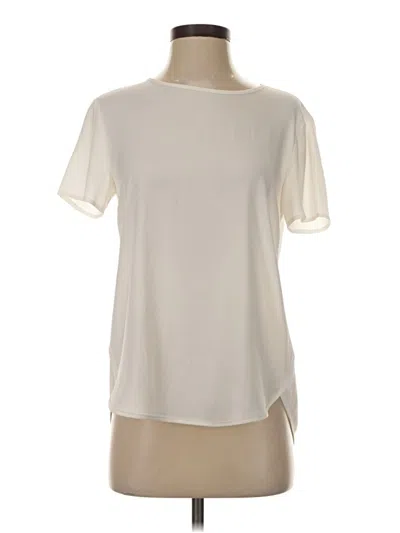 Pre-owned Ann Taylor Active T-shirt In Ivory